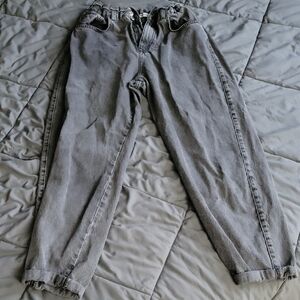 Casual Gray Denim Pants